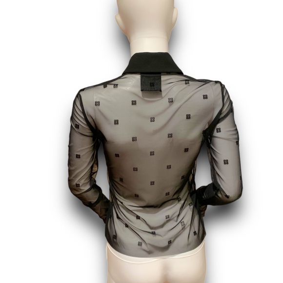 Givenchy Transparent 4G Shirt Blouse - Picture 10 of 16